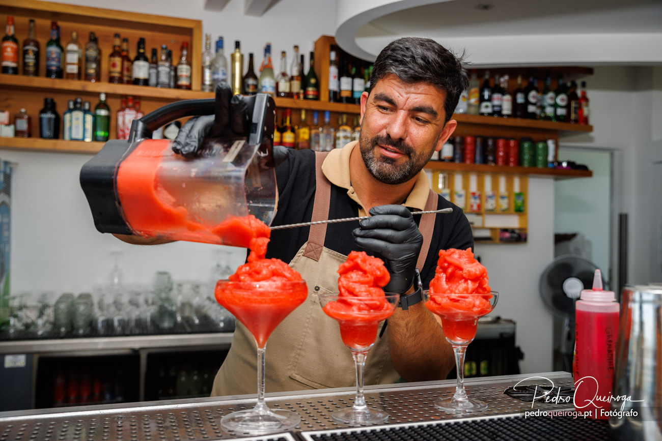 preparação de cocktails